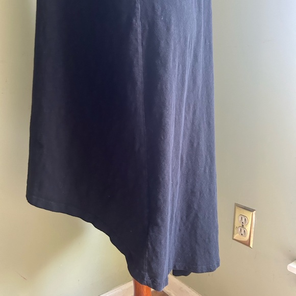 J Crew Re-Imagined Eco label black High/Low black tank dress. Racer back. Size S - Picture 6 of 15